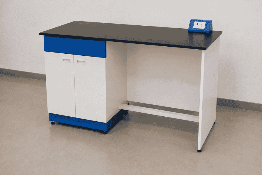 Modular Laboratory Demonstration Table with Storage