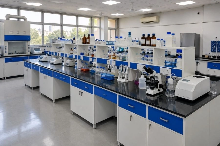 Complete Chemistry Laboratory Setup